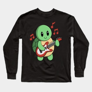 Turtle Guitarist Long Sleeve T-Shirt